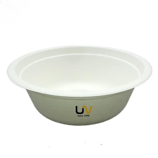 500ml Dia15.5cm and height 5.4cm sugarcane pulp bowl