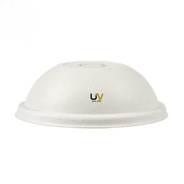 80mm bagasse pulp dome lid